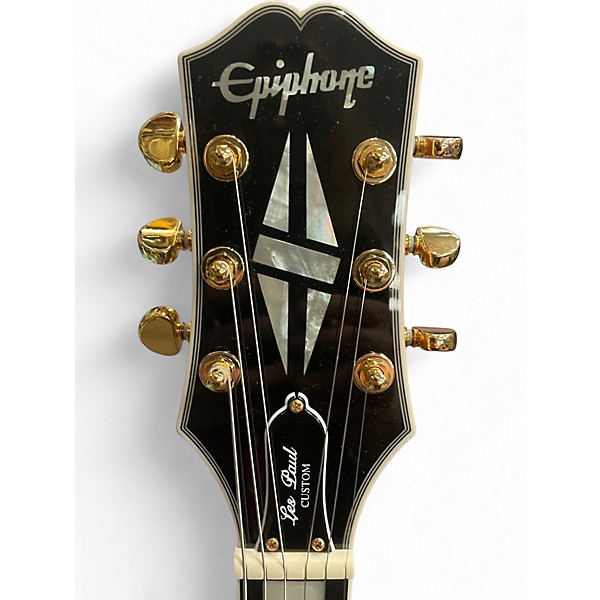 Used Epiphone Les Paul Custom Koa Solid Body Electric Guitar