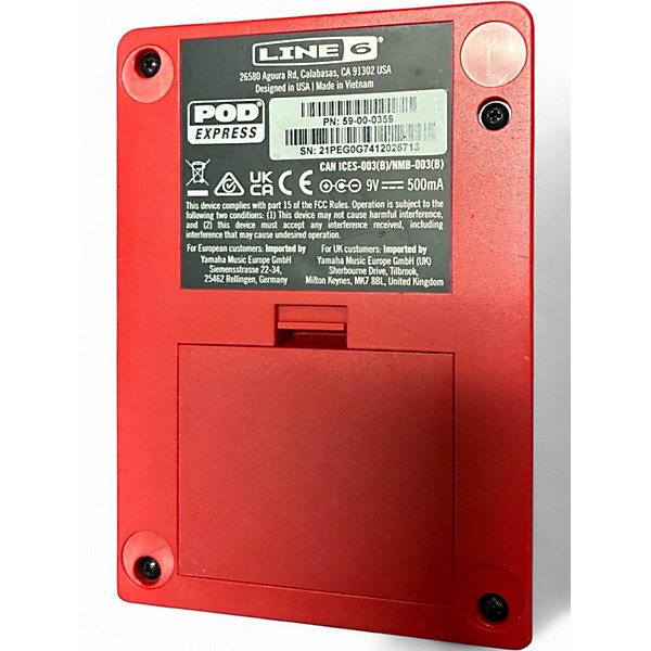 Used Line 6 Pocket Pod Express Amp Modeler Effect Processor