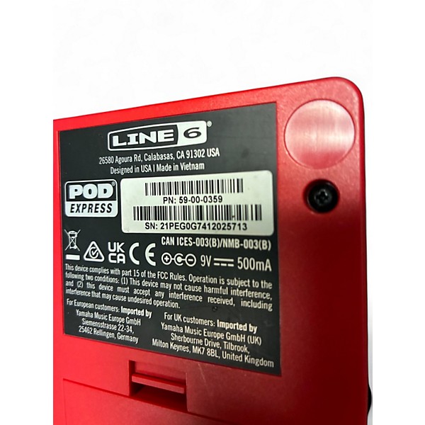 Used Line 6 Pocket Pod Express Amp Modeler Effect Processor