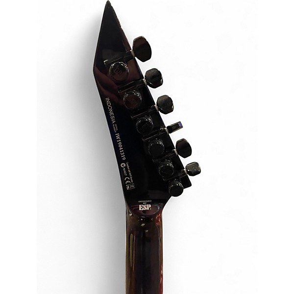 Used ESP LTD MH1000 Purple Solid Body Electric Guitar