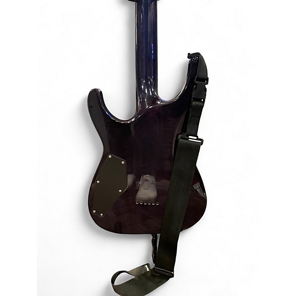 Used ESP LTD MH1000 Purple Solid Body Electric Guitar