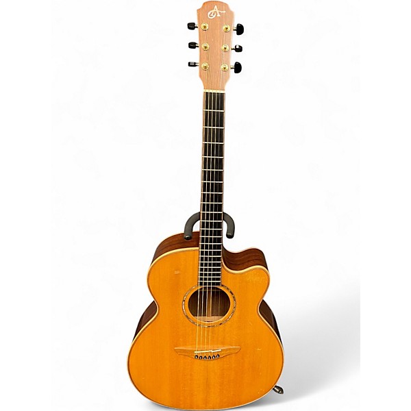 Used 2003 Avalon L32C "REPAIRED CENTER SEAM" Natural Acoustic Electric Guitar