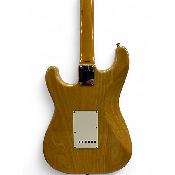 Vintage 1970s Fender Stratocaster Natural Solid Body Electric Guitar
