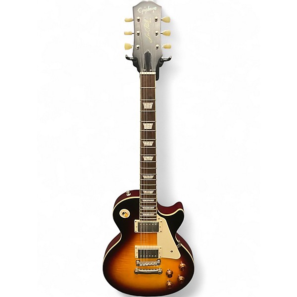 Used Epiphone 1959 Reissue Les Paul Standard 3 Tone Sunburst Solid Body Electric Guitar