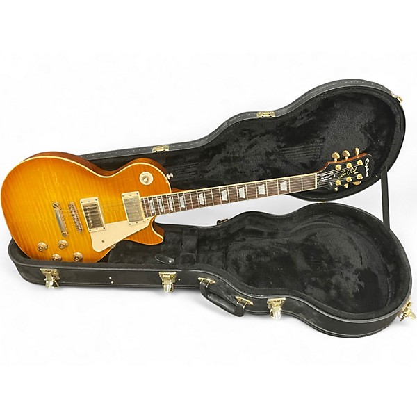 Used Epiphone Les Paul Standard Pro Honey Burst Solid Body Electric Guitar