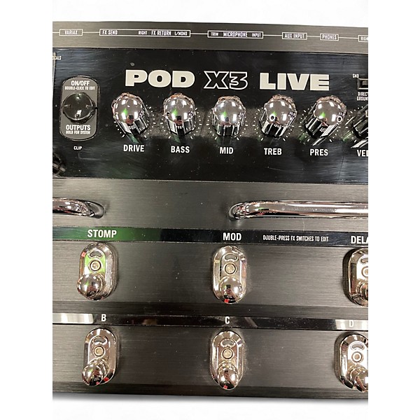 Used Line 6 Pod X3 Live Amp Modeler Effect Processor