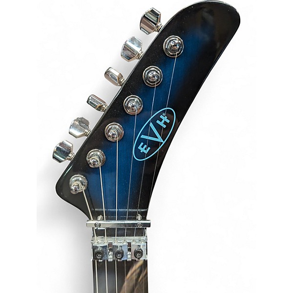 Used EVH 5150 Series Deluxe Trans Blue Solid Body Electric Guitar