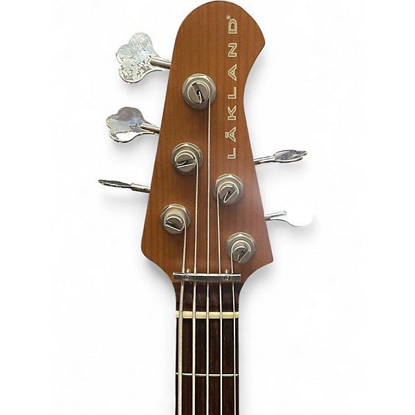 Used Lakland 55-14 FIESTA RED RELIC Electric Bass Guitar