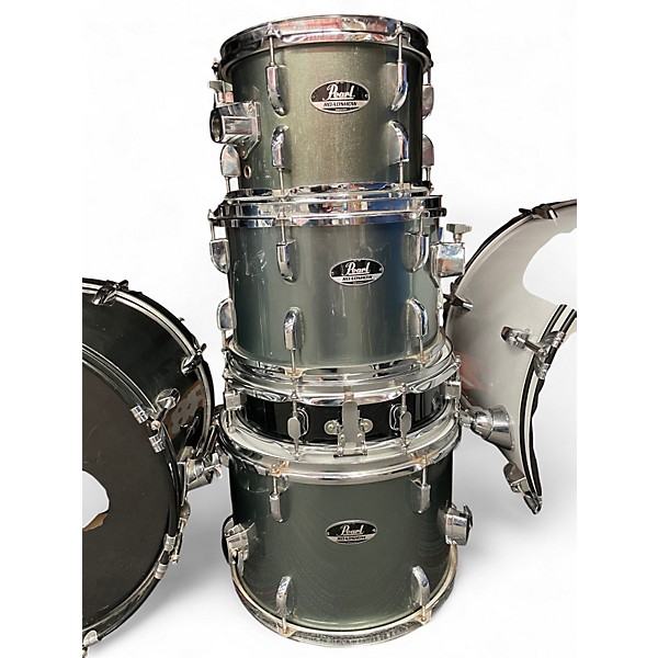 Used Pearl 5 Piece Roadshow Jazz Charcoal Metallic Drum Kit