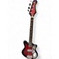 Used Kingston SHORT SCALE RED BURST Electric Bass Guitar thumbnail
