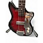 Used Kingston SHORT SCALE RED BURST Electric Bass Guitar