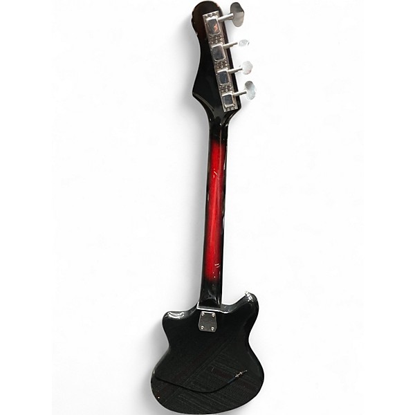 Used Kingston SHORT SCALE RED BURST Electric Bass Guitar