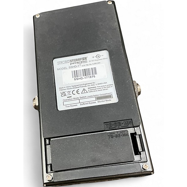 Used Peterson STROBOSTOMP HD Tuner Pedal
