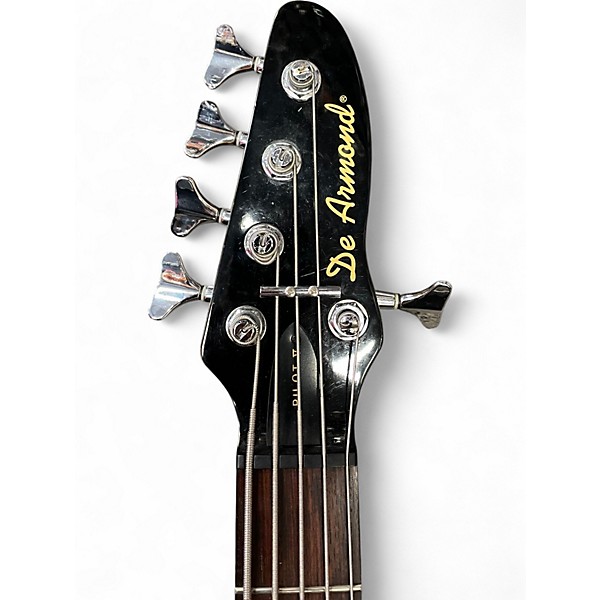 Used DeArmond PILOT V Black Electric Bass Guitar