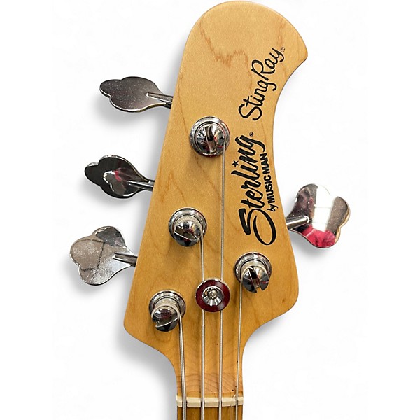 Used Sterling by Music Man RAY24CA Butterscotch Electric Bass Guitar