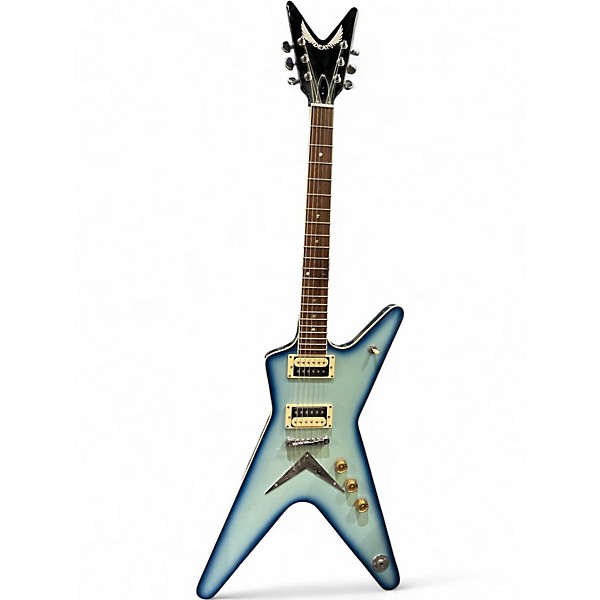 Used Dean ML Sky Blue Solid Body Electric Guitar