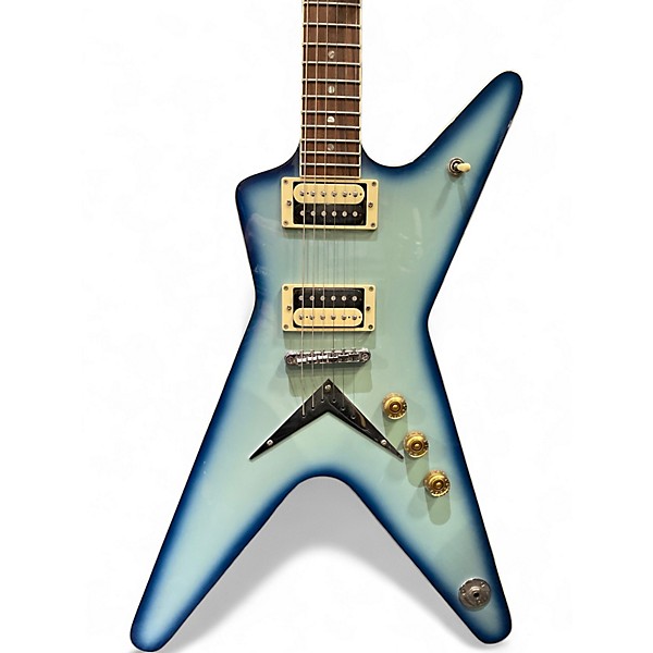 Used Dean ML Sky Blue Solid Body Electric Guitar