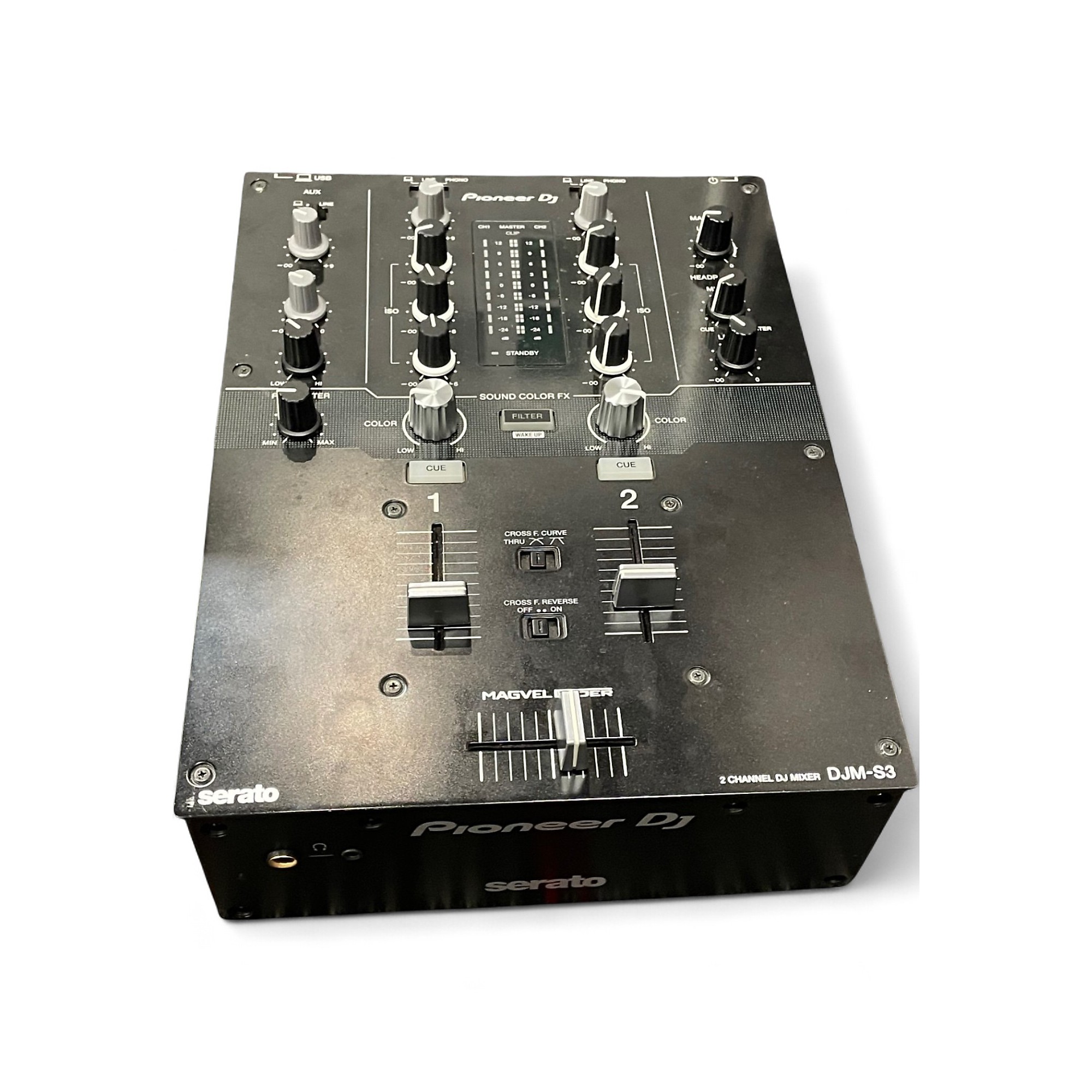 Pioneer DJ DJM-S3 DJミキサー DJM-S3 (archived) Scratch style 2-channel DJ mixer for Serato DJ