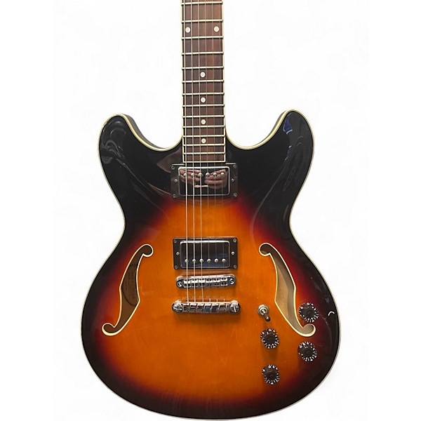 Used Ibanez AF75 3 Color Sunburst Hollow Body Electric Guitar