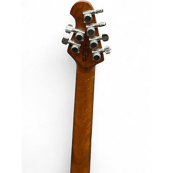 Used Ernie Ball Music Man Luke III BLUE SPARKLE Solid Body Electric Guitar