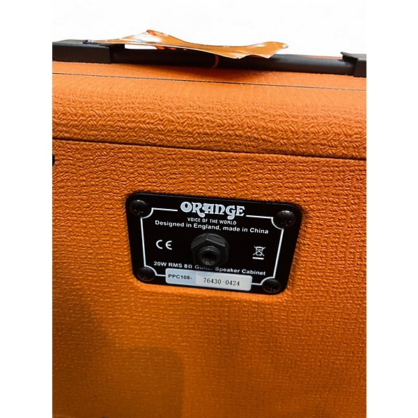 Used Orange Amplifiers PPC108 Micro Terror 1X8 Guitar Cabinet