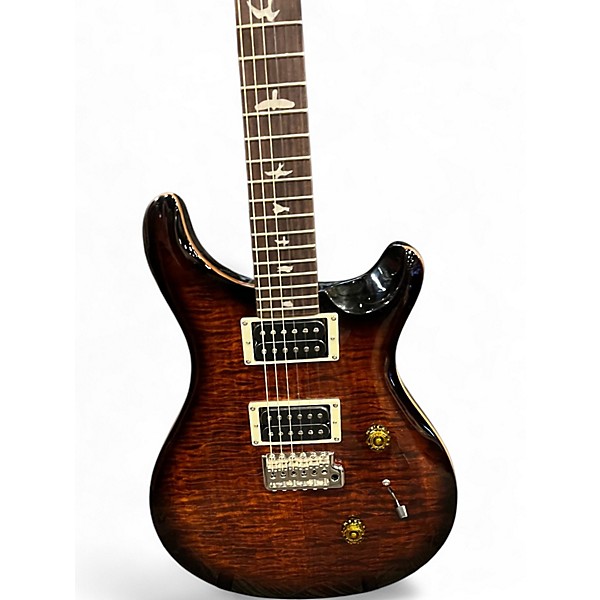 Used PRS SE Custom 24 Amber Solid Body Electric Guitar