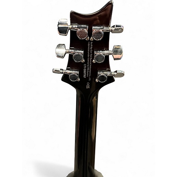 Used PRS SE Custom 24 Amber Solid Body Electric Guitar