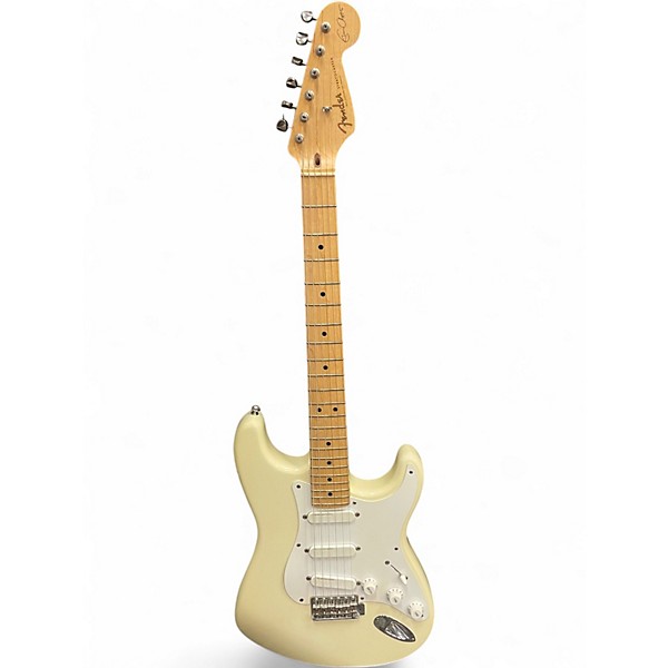 Used 1999 Fender Eric Clapton Stratocaster Blonde Solid Body Electric Guitar