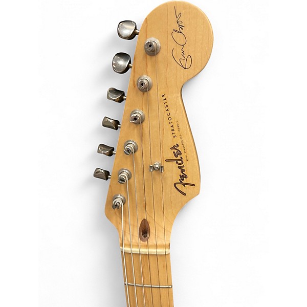 Used 1999 Fender Eric Clapton Stratocaster Blonde Solid Body Electric Guitar