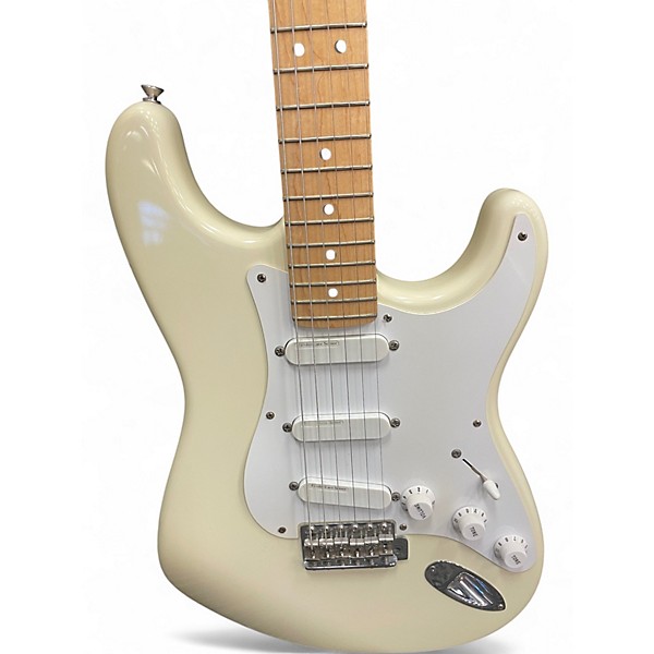 Used 1999 Fender Eric Clapton Stratocaster Blonde Solid Body Electric Guitar