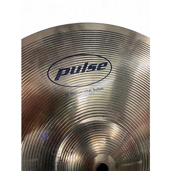 Used Pulse 14in Medium Hi-Hat Pair Cymbal