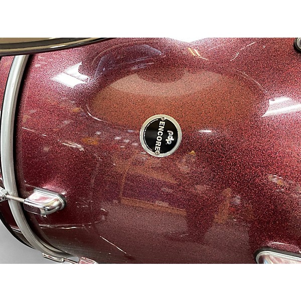 Used PDP by DW 4 Piece ENCORE RUBY SPARKLE Drum Kit