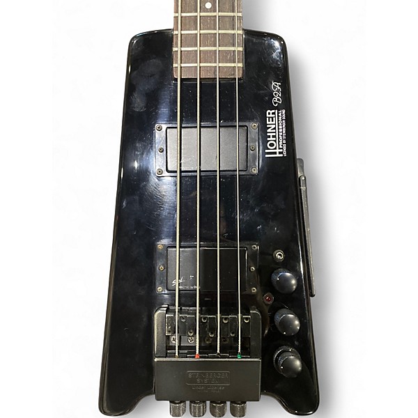 Used Hohner  b2a black Electric Bass Guitar