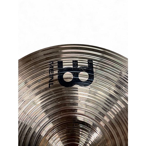 Used MEINL 13in HCS Bronze Hi-Hats Cymbal
