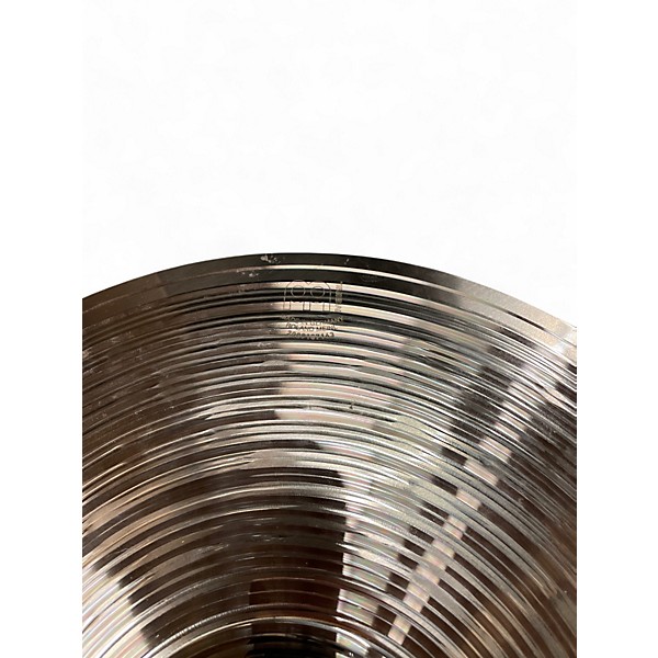 Used MEINL 13in HCS Bronze Hi-Hats Cymbal