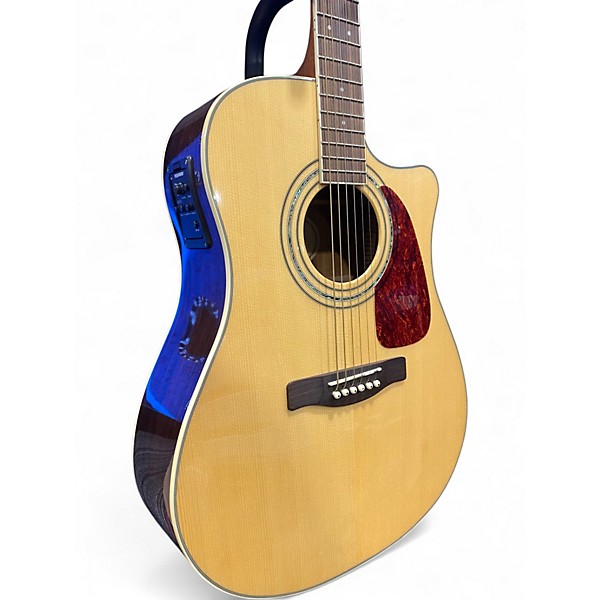 Used Fender DG200SCE Natural Acoustic Electric Guitar