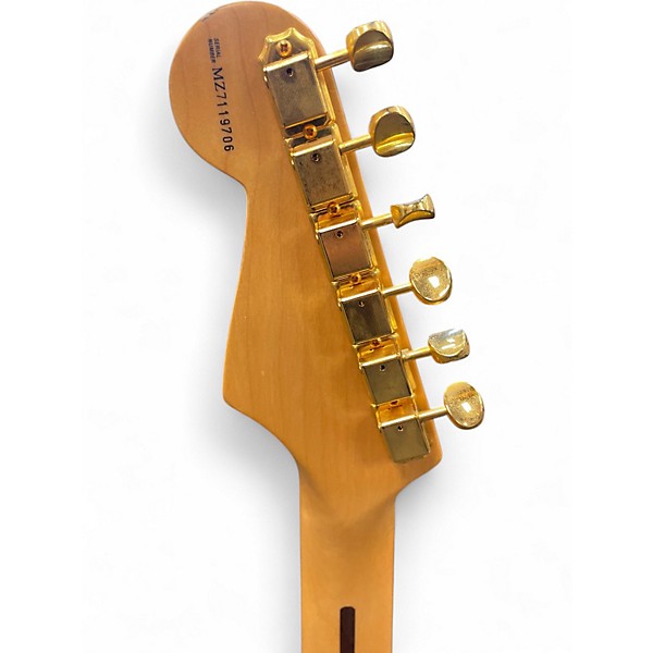 Used 2010 Fender Deluxe Players Stratocaster 3 Color Sunburst Solid Body Electric Guitar