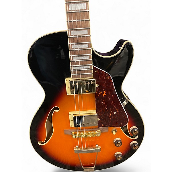 Used Ibanez AG75 Artcore Sunburst Hollow Body Electric Guitar
