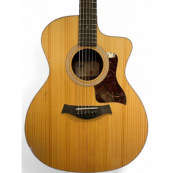 Used Taylor 214CE Natural Acoustic Electric Guitar