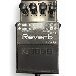 Used BOSS RV6 Digital Reverb Effect Pedal