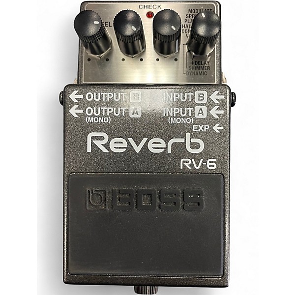 Used BOSS RV6 Digital Reverb Effect Pedal