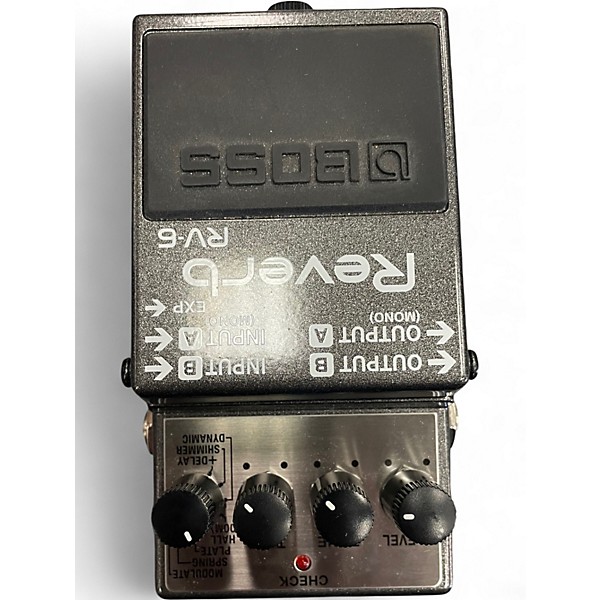 Used BOSS RV6 Digital Reverb Effect Pedal