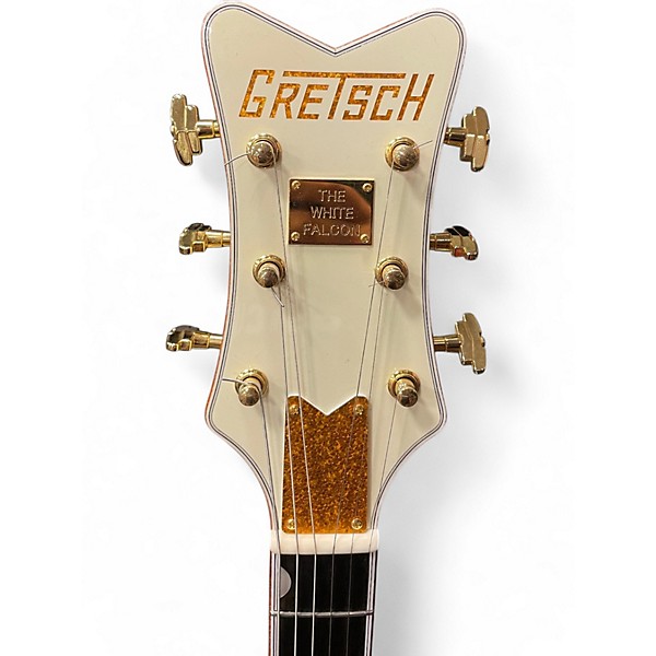 Used Gretsch Guitars G6136T White Falcon Bigsby Alpine White Hollow Body Electric Guitar