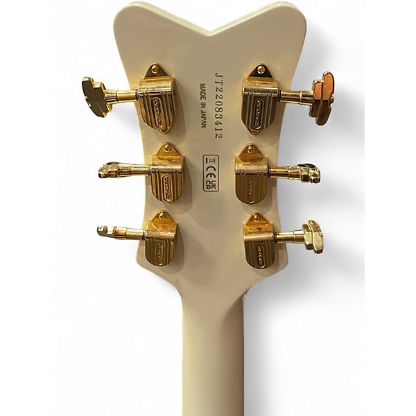 Used Gretsch Guitars G6136T White Falcon Bigsby Alpine White Hollow Body Electric Guitar