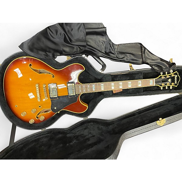 Used 2000s Ibazez ARTSTAR 2 Color Sunburst Hollow Body Electric Guitar