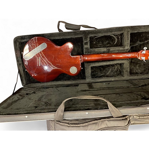 Used 2010s Yamaha AES620 Trans Red Solid Body Electric Guitar