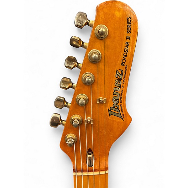 Used 1981 Ibanez ROADSTAR II Black Solid Body Electric Guitar