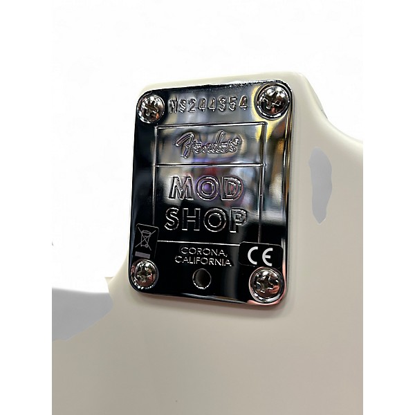 Used Fender Mod Shop Stratocaster White Solid Body Electric Guitar