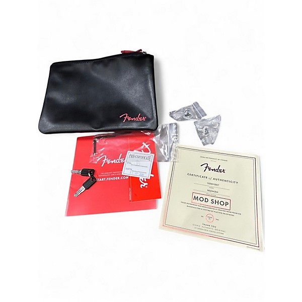 Used Fender Mod Shop Stratocaster White Solid Body Electric Guitar