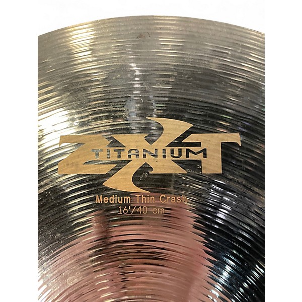 Used Zildjian 16in ZXT TITANIUM Cymbal